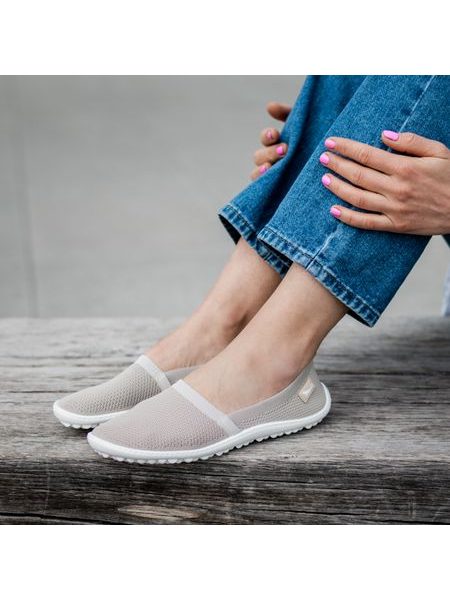 LEGUANO FLAIR Sand | Dámské barefoot baleríny