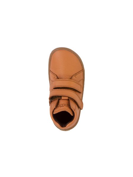 Dětské celoroční barefoot boty FRODDO KOTNÍKOVÉ koňakové