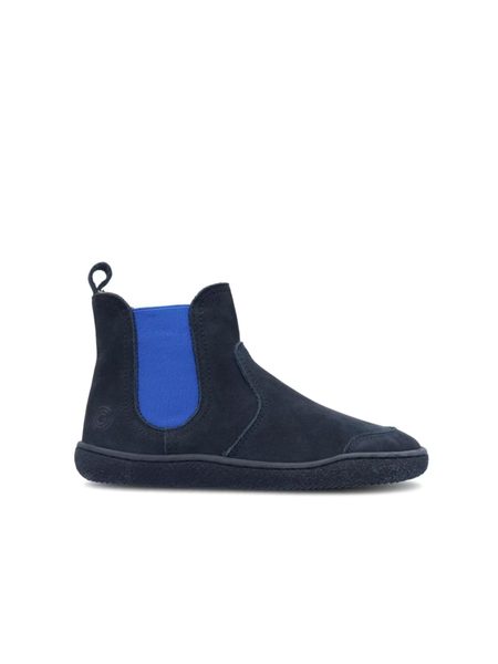 Dětské Barefoot Zateplené Kotníkové Boty GROUNDIES® Everyday Kids Modré