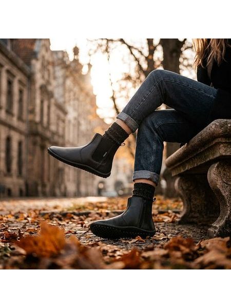 Barefoot topánky LEGUANO BAREBOOT čierne