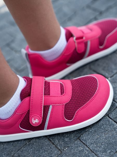 Adidași barefoot pentru copii Be Lenka Glade Kids roz închis