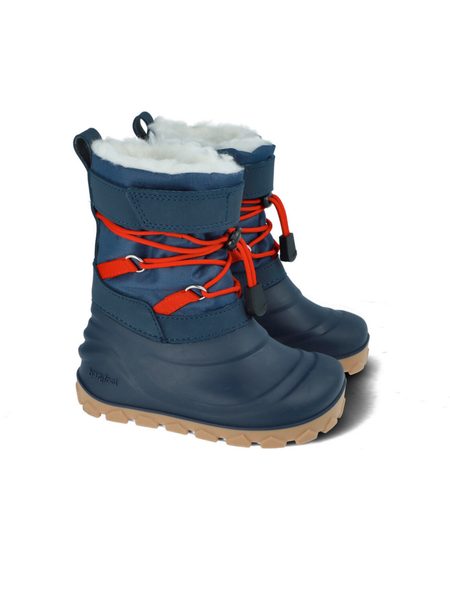 RAYVE FROST HOPPER Dark Blue | Dětské barefoot sněhule