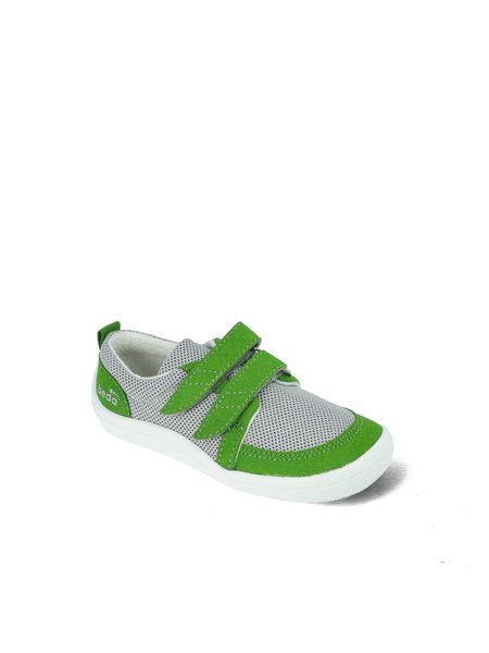 BEDA TENISKY BF 0001/TEX/W/D TEX JIMMY Green | Dětské barefoot tenisky