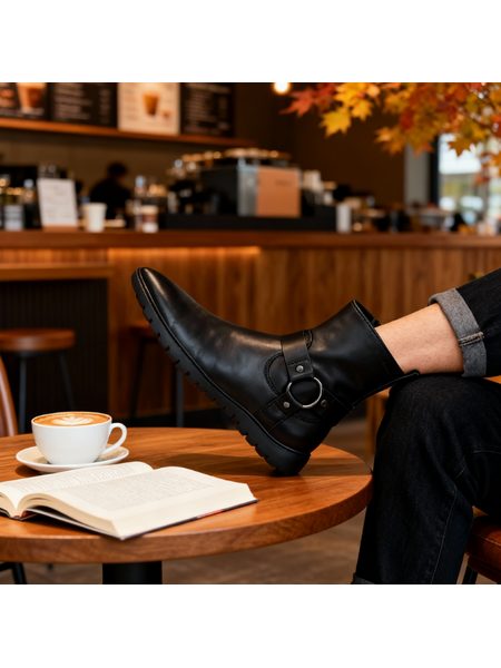 Dámské Barefoot Kotníkové Boty GROUNDIES® Phoenix 2.0 Černé