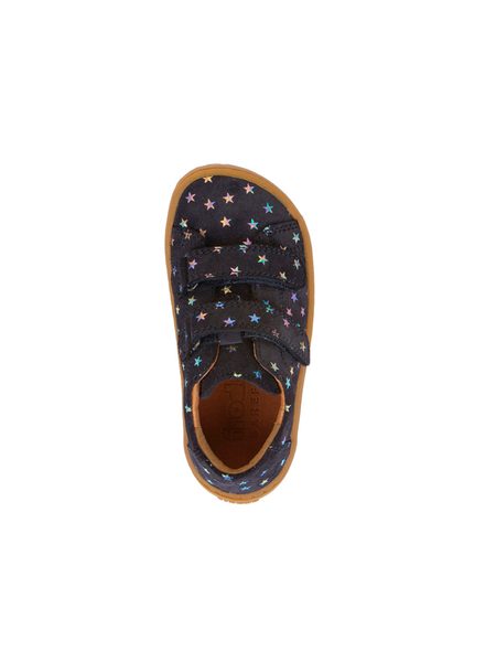 FRODDO TENISKY BASE LEATHER D-VELCRO STARS | Dětské barefoot tenisky