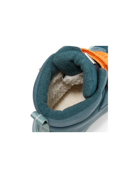 AFFENZAHN MIDBOOT VEGAN COMFY BUNNY Green | Dětské barefoot zateplené boty