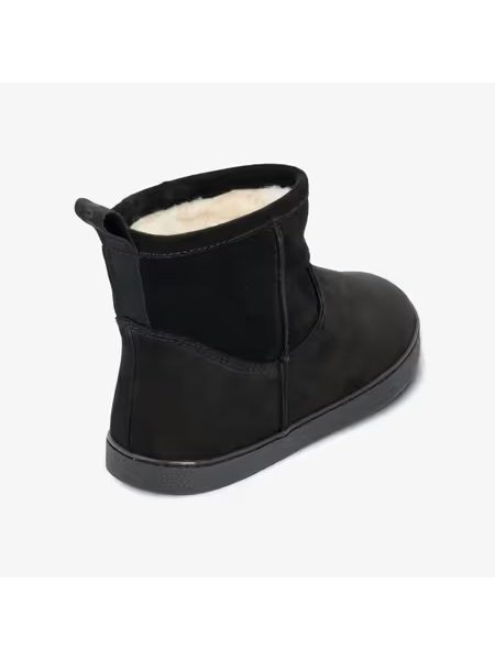 Dámské Barefoot Zateplené Boty GROUNDIES® COZY BOOT LOW Černé