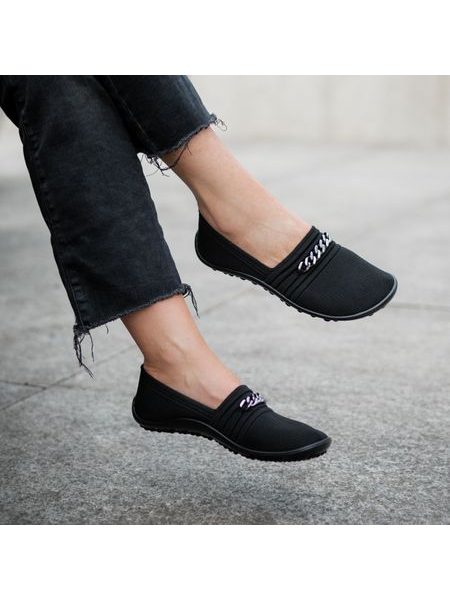 LEGUANO LADY FAMOUS Black | Dámské barefoot baleríny