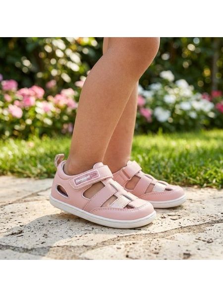 BEPPI SAPATO CASUAL BEBE Růžové | Dětské barefoot sandály