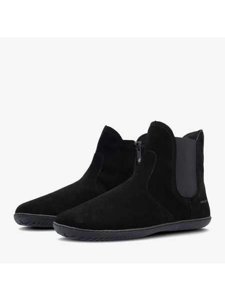 Barefoot Zateplené Chelsea GROUNDIES® CAMDEN MID Černé