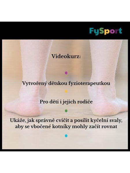 Cvičení pro děti s valgozitou kotníků (FySport)