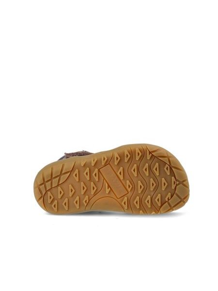 Botas barefoot de inverno de criança RAYVE LAHTI castanho conhaque