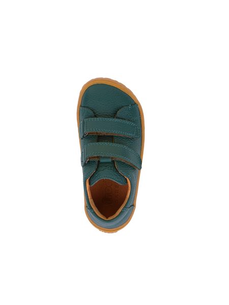 FRODDO TENISKY BASE LEATHER D-VELCRO Petroleum | Dětské barefoot tenisky