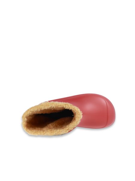 IGOR ZATEPLENÉ ZIMNÍ HOLÍNKY VERONA BORREGO Coral | Dětské barefoot holínky