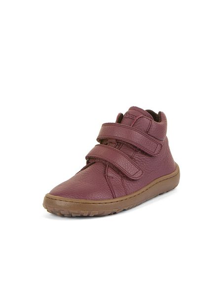 Dětské celoroční barefoot boty FRODDO AUTUMN vínové