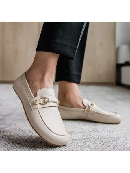 SHAPEN MOKASÍNY VERSA Regular Beige | Dámské barefoot mokasíny