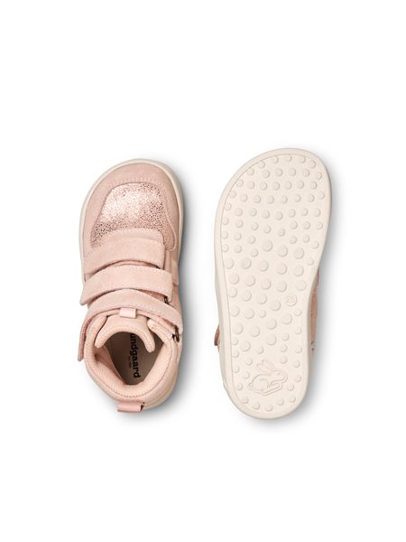BUNDGAARD NERO MINI Old Rose Glitter | Dětské celoroční barefoot boty