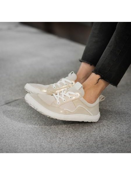 FRODDO TENISKY GEO LACES Gold Shine | Sportovní barefoot tenisky
