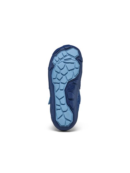 AFFENZAHN LOWBOOT KNIT HAPPY ELEPHANT Blue | Dětské celoroční barefoot boty
