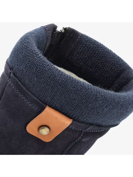 Dámské Barefoot Zateplené Boty GROUNDIES® ICELAND Tmavě modré