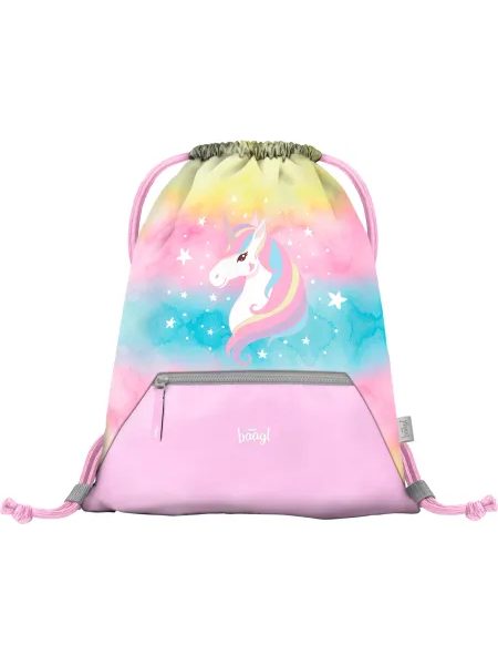 ŠKOLNÍ SET BAAGL Airy Rainbow Unicorn