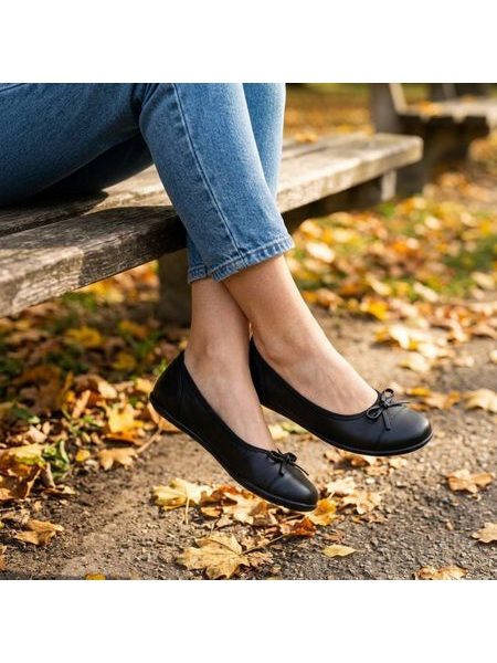 Damen-Barfußballerinas ANGLES HARMONIA Schwarz