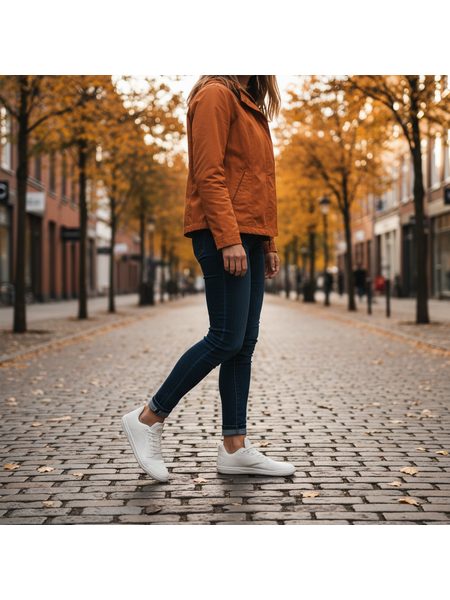 Barefoot Tenisky GROUNDIES® Active Bílé