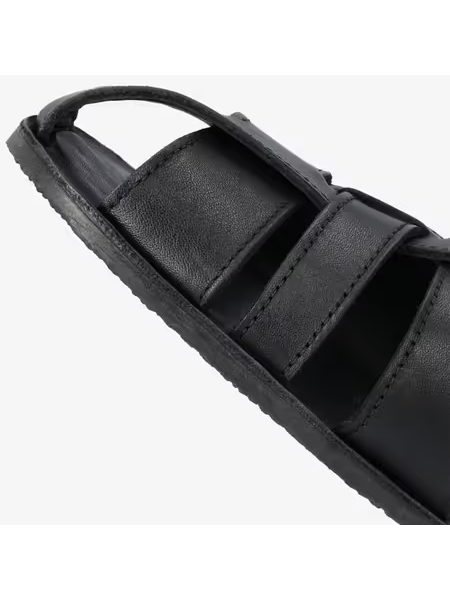 Barefoot Sandály GROUNDIES® Catania Černé