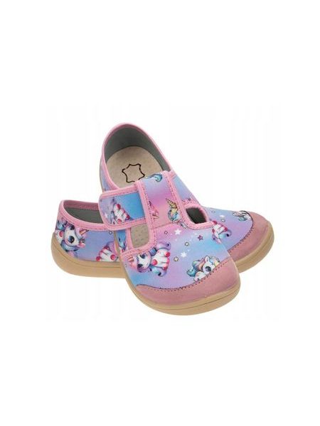 Dětské Barefoot Přezůvky RAYVE JOY Blue Unicorn
