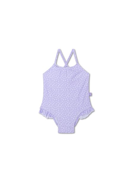 PLAVKY S UPF 50+ Lila Leopard