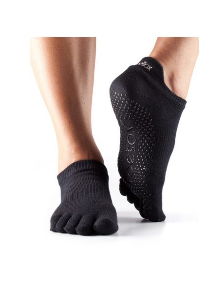 TOESOX FULL TOE LOW RISE GRIP Black 2