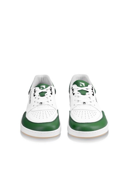 Ténis barefoot Barebarics Wave branco e verde-escuro