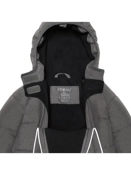 STONZ SNOW PUFFER OVERAL Heather Grey 4