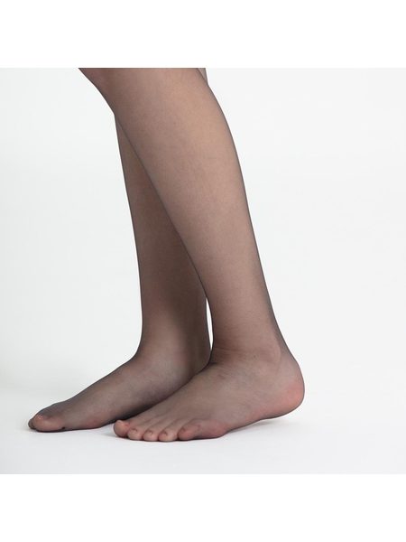 PUNČOCHY TRANSPARENTNÍ NADOTEC JEMNOSTI 8 DEN Černá