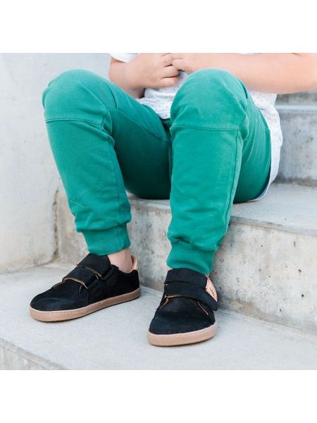 PEGRES CELOROČNÍ TENISKY NUBUK BF54 Black 7