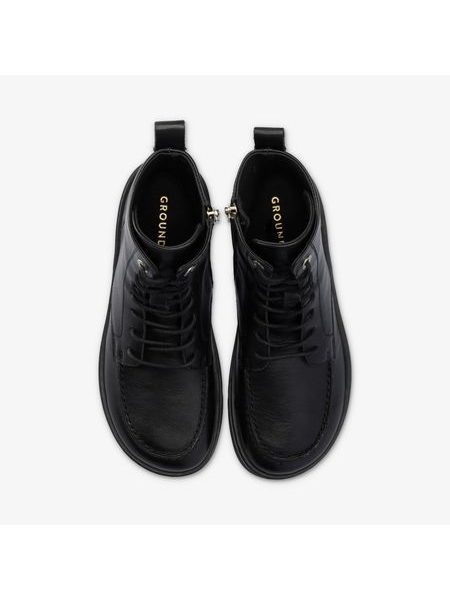 Dámské Barefoot Kotníkové Boty GROUNDIES® Adelaide Černé