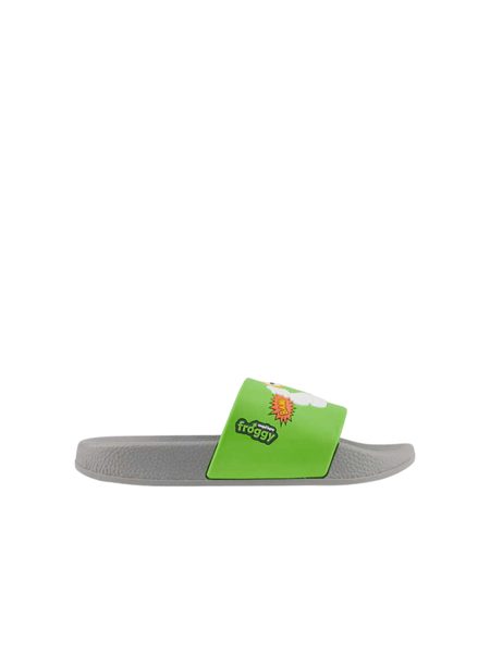 COQUI PANTOFLE RUKI Šedá/Zelená 1