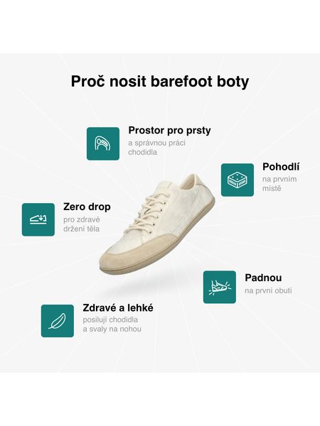 Dámské Barefoot Tenisky GROUNDIES® Amsterdam Zlaté