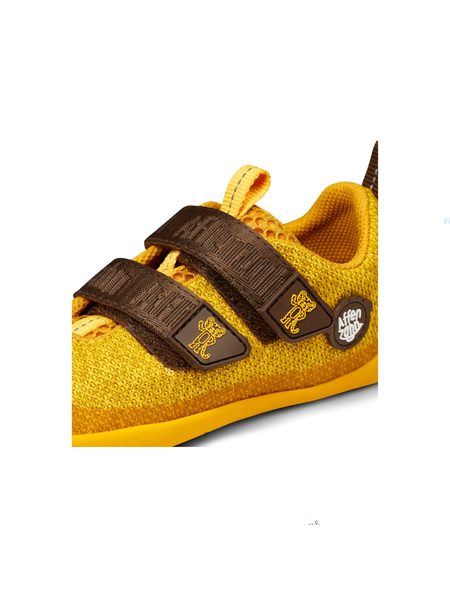 AFFENZAHN SNEAKER KNIT HAPPY TIGER Yellow | Dětské barefoot tenisky