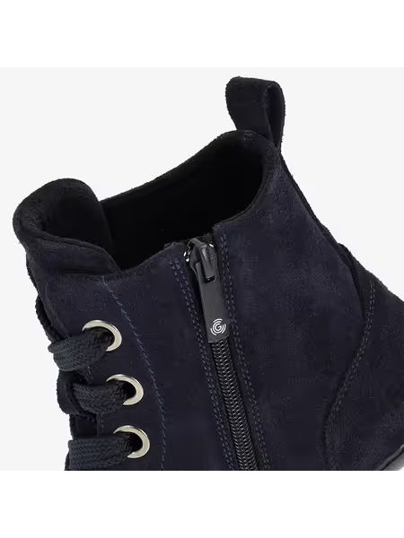 Dámské Barefoot Kotníkové Boty GROUNDIES® Salzburg Půlnoční Modrá