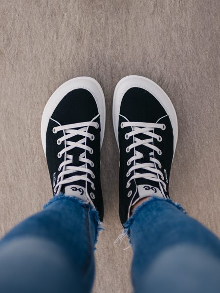 Боси маратонки BE LENKA Rebound High Top, черно-бели