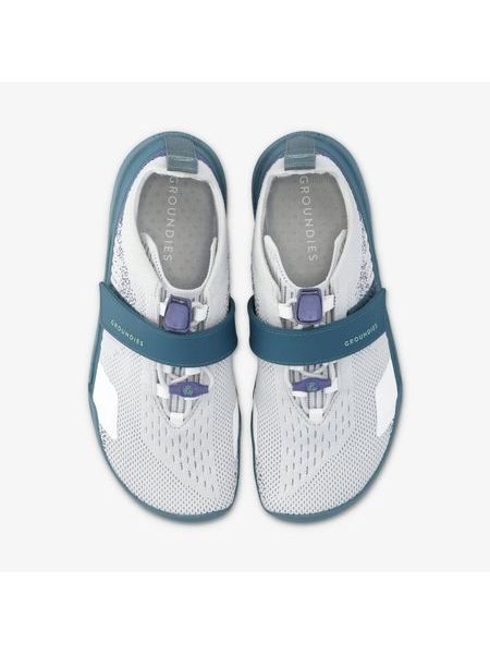 GROUNDIES G-Flex Stone/Teal | Sportovní barefoot tenisky