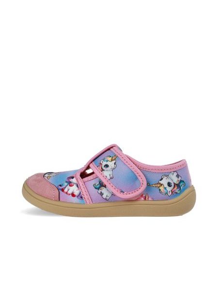 Gyerek Barefoot Papucs RAYVE JOY Blue Unicorn