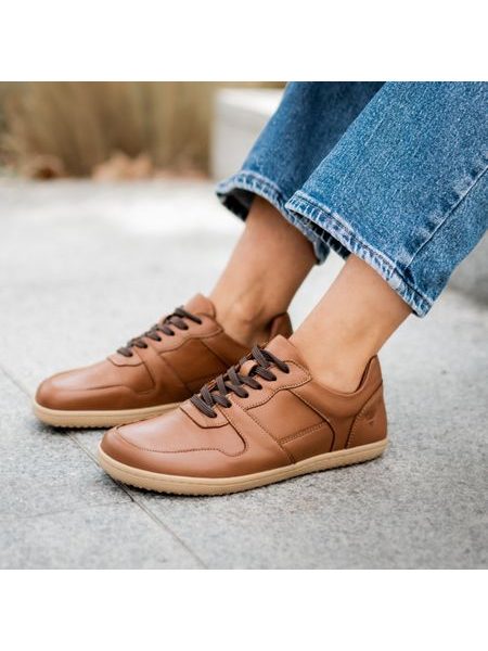 ANGLES DIONYSUS Cognac | Barefoot tenisky