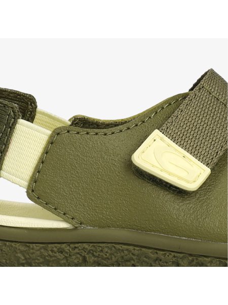 Dětské Barefoot Sandály GROUNDIES® Twig Khaki Žluté