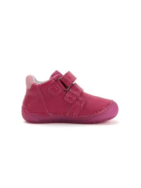 Dětské barefoot tenisky D.D.STEP S070-52838A Dark Pink motýlci růžové