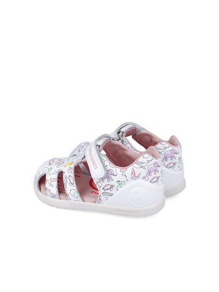 BIOMECANICS SANDÁLY WIDER White | Dětské barefoot sandály