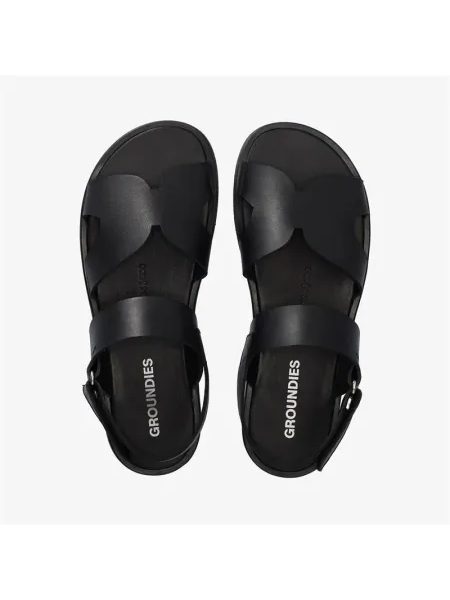 Dámské Barefoot Sandály GROUNDIES® Arc Černé