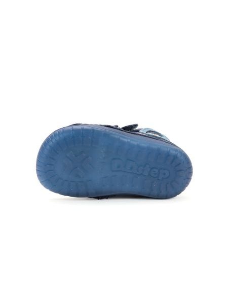 Dětské barefoot tenisky D.D.STEP S070-52576 Světle Modrá svítivá