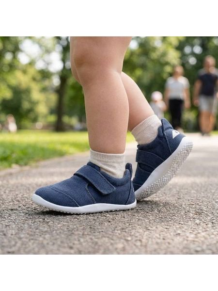 BOBUX XPLORER GO ORGANIC Navy | Dětské barefoot tenisky